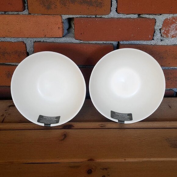 Thyme & Table Everest Collection Soup Bowl Gold Rim Stoneware 5.9" Lot Of 2 New - Picture 3 of 4